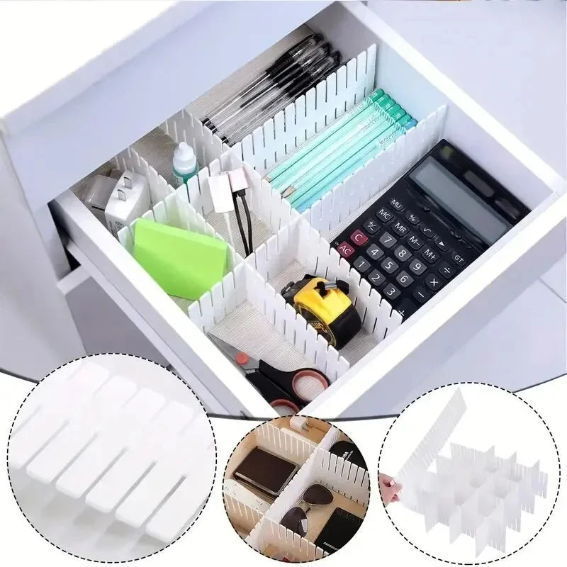 12-Piece Adjustable Drawer Divider Organize