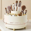 360° Rotating Makeup & Brush Organizer