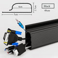 40cm No-Drill Under-Desk Cable Management Tray