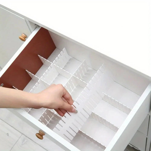 12-Piece Adjustable Drawer Divider Organize